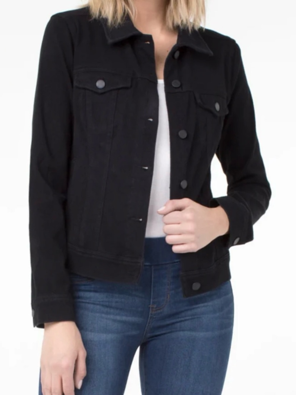 Liverpool Jeans Company Black Women's Denim Jacket